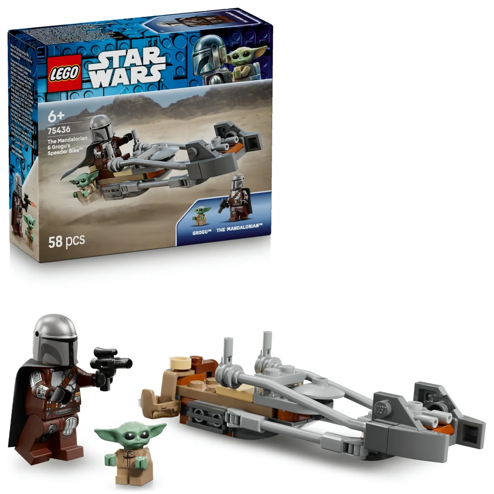 LEGO Star Wars The Mandalorian & Grogu’s Speeder Bike 75436 Afbeelding 1