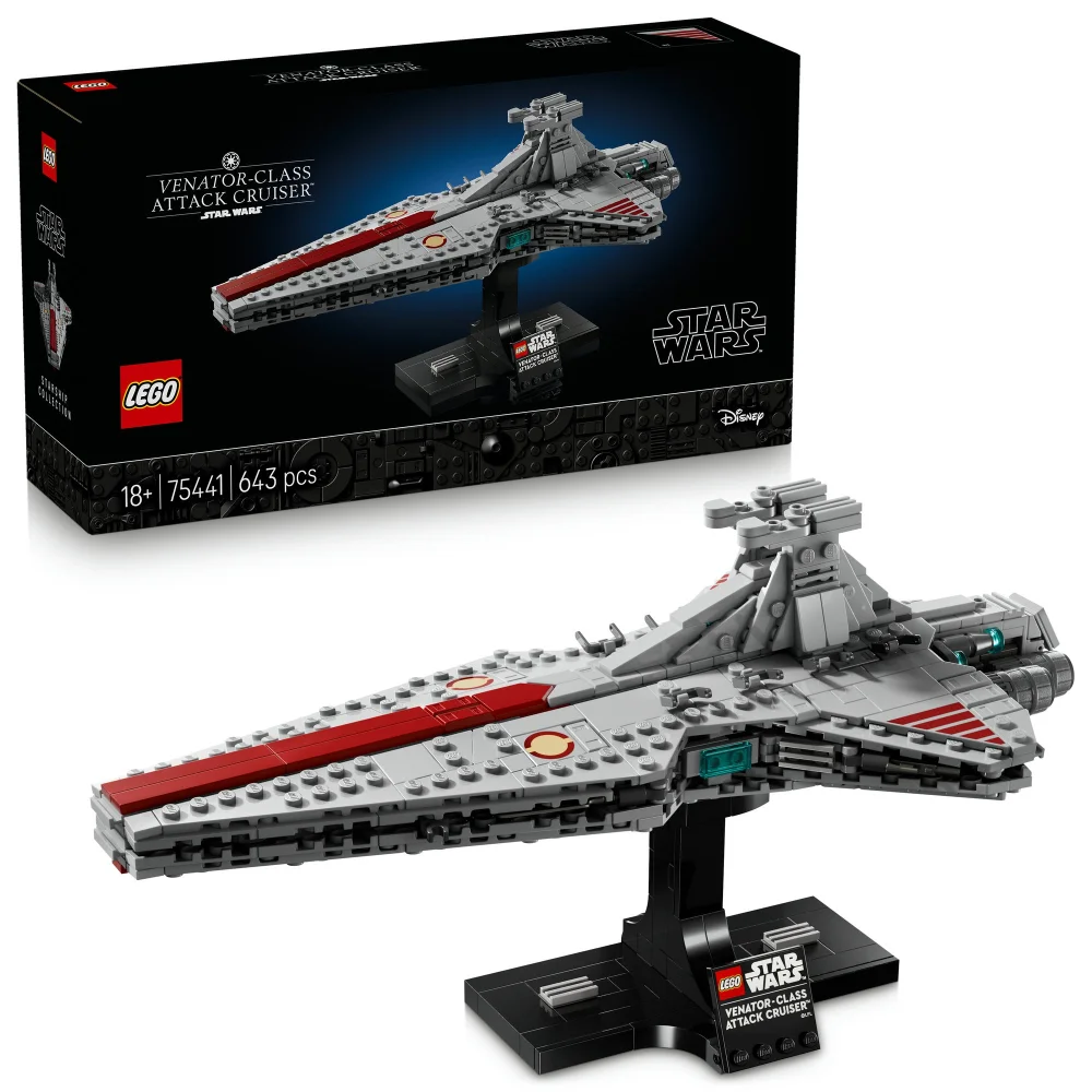 LEGO Star Wars Venator-Class Attack Cruiser Model Kit 75441 Afbeelding 1