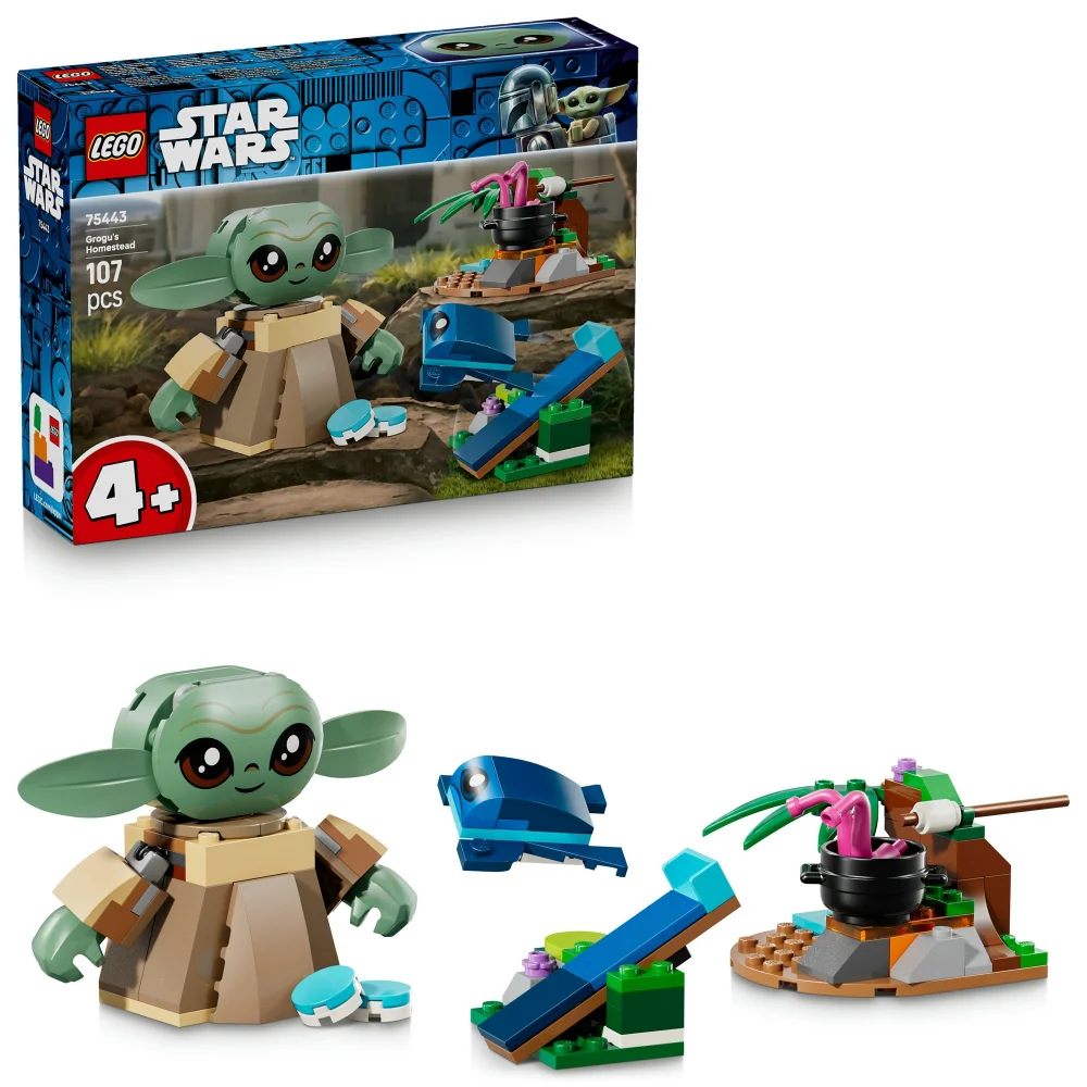 LEGO Star Wars Grogu’s Homestead Toy Building Set 75443 Afbeelding 1