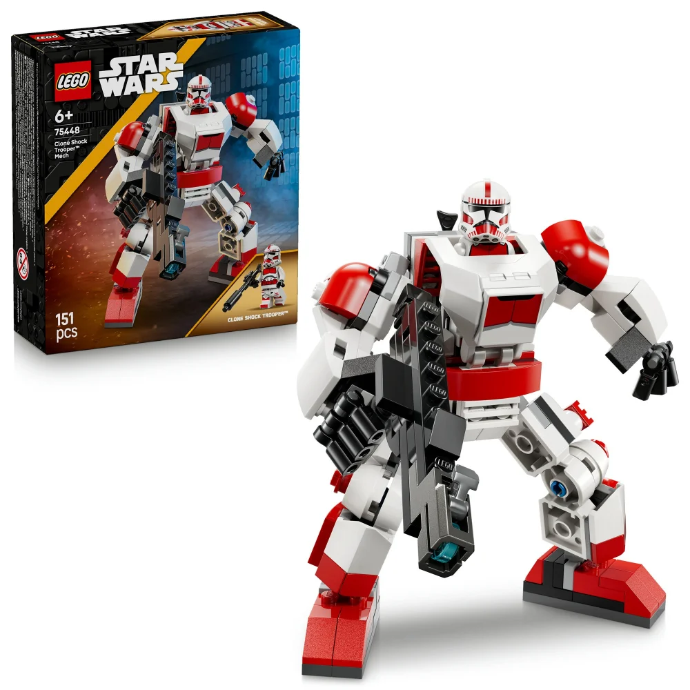 LEGO Star Wars Clone Shock Trooper Mech Building Toy 75448 Afbeelding 1