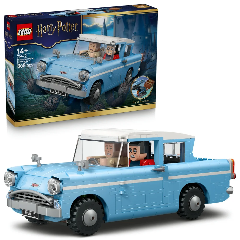 LEGO Harry Potter Enchanted Flying Ford Anglia Car Toy 76470 Afbeelding 1