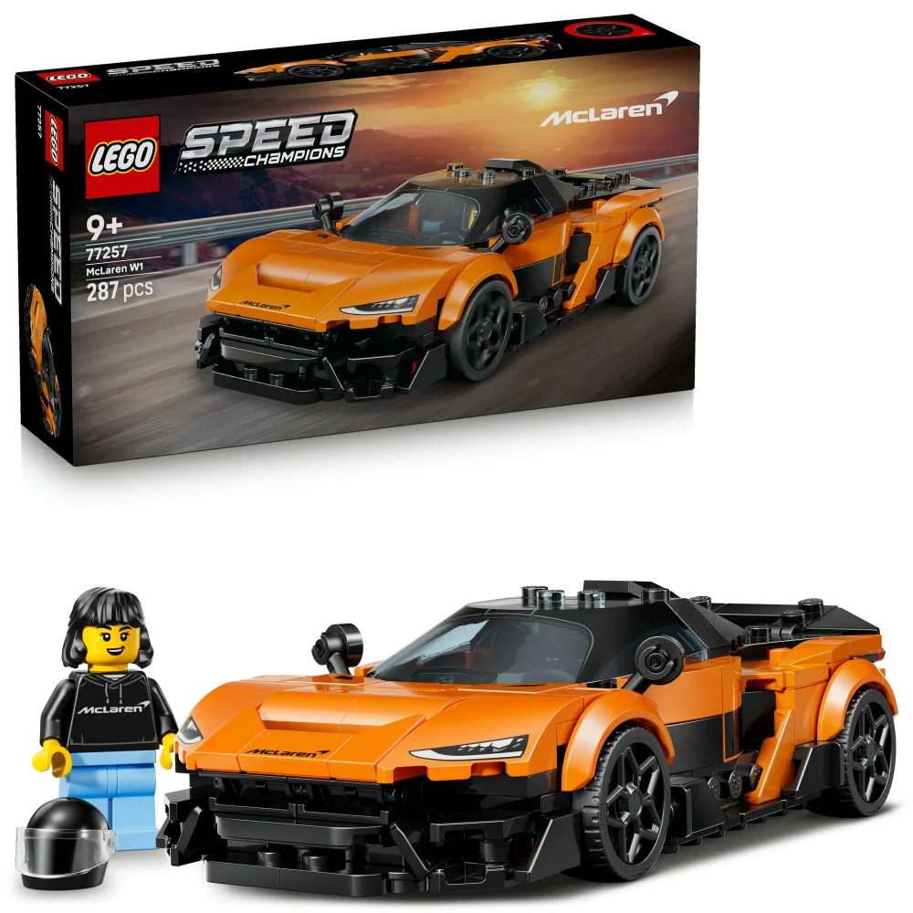 LEGO Speed Champions McLaren W1 Toy Car Model Kit 77257 Afbeelding 1