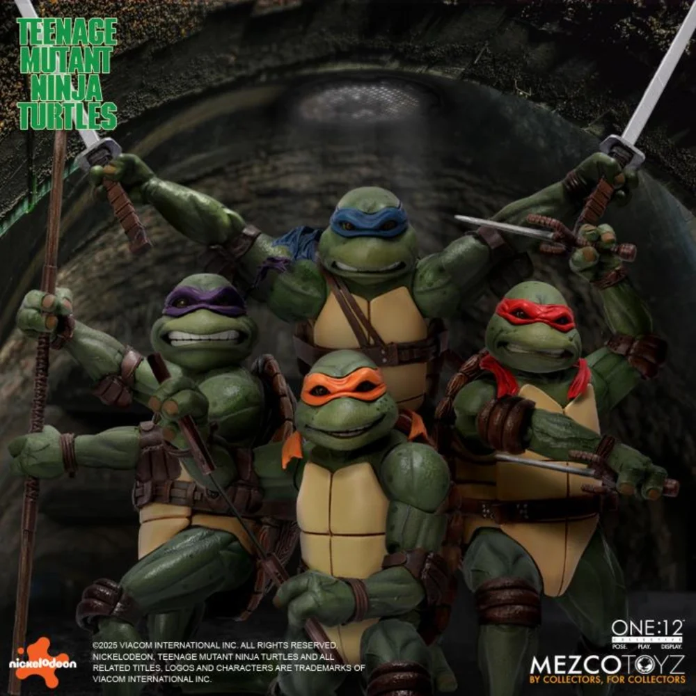 TMNT 1990 MOVIE ONE:12 COLLECTIVE BOX SET - TEENAGE MUTANT NINJA TURTLES Afbeelding 1