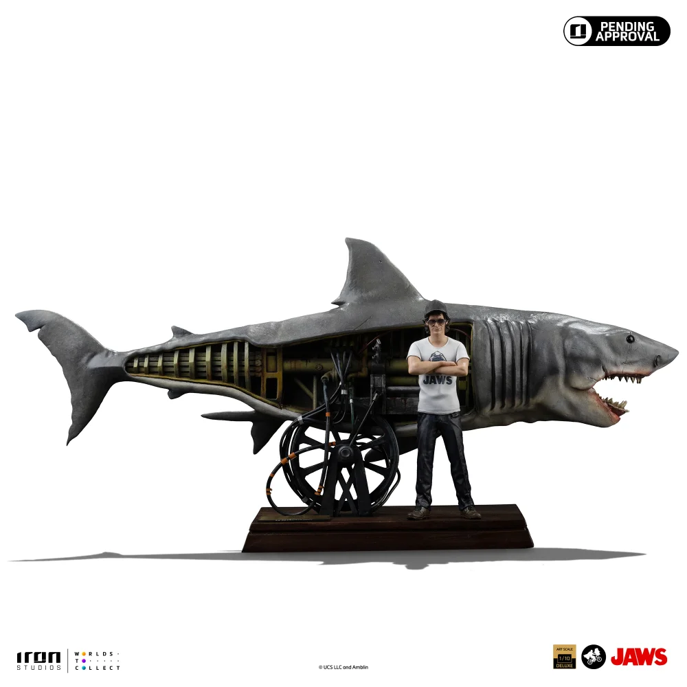 Iron Studios Jaws Deluxe Art Scale 1/10 Steven Spielberg Jaws 50th anniversary Figure Afbeelding 1