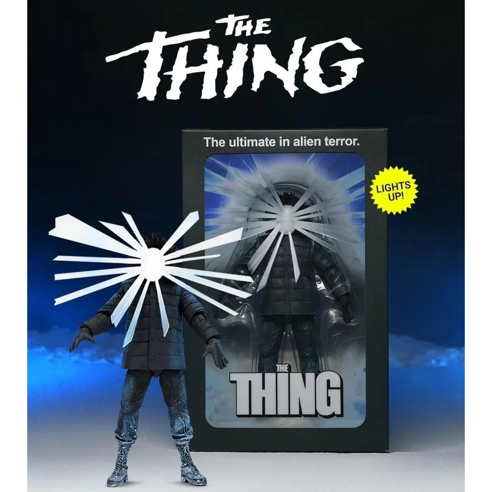 THE THING NECA POSTER SERIES 7 INCH SCALE ACTION FIGURE - WITH LED LIGHT-UP FUNCTION Afbeelding 1