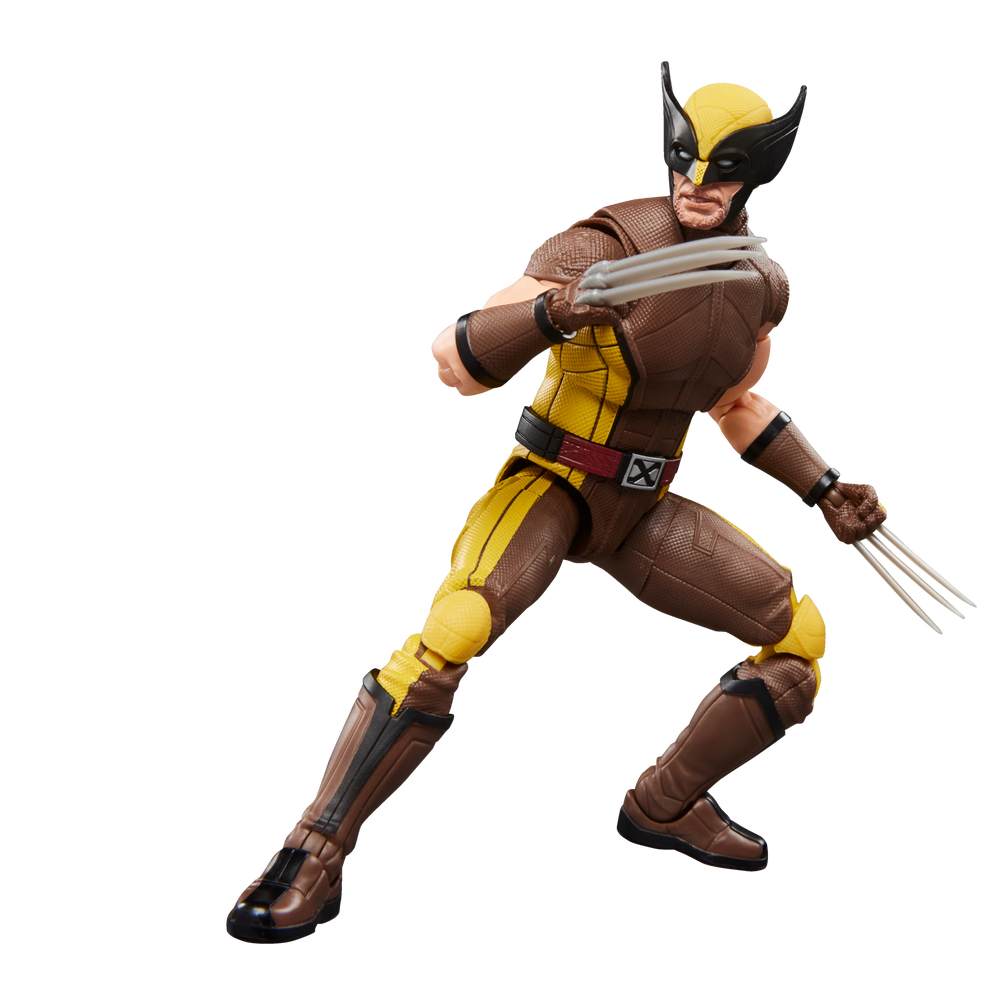 Hasbro Marvel Legends Series Wolverine (Brown Suit), Marvel Studios' Deadpool & Wolverine 6" Action Figure Afbeelding 1
