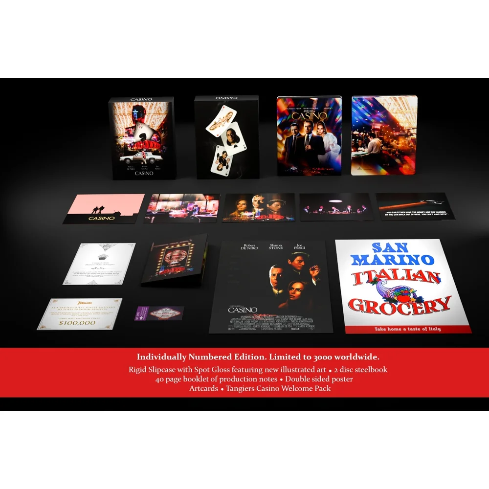 Casino Ultimate Collector’s Edition 4K Ultra HD & Blu-Ray Steelbook Afbeelding 1