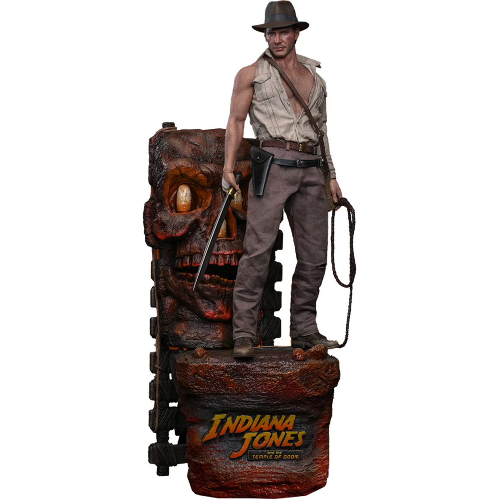 Hot Toys 1/6 Indiana Jones Deluxe - Indiana Jones and the Temple of Doom Figure Afbeelding 1