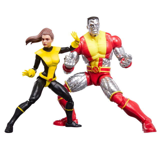 Hasbro Marvel Legends Series X-Men Kitty Pryde & Marvel’s Colossus, Two 6" Action Figures