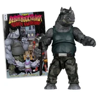 Teenage Mutant Ninja Turtles (Page Punchers) Rocksteady 5in Action Figure with Comic McFarlane Toys - undefined undefined