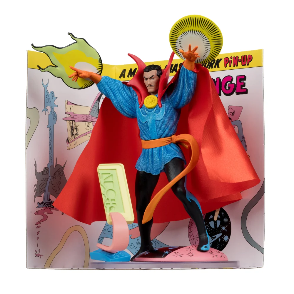 Marvel Doctor Strange 1:10th Scale Collectible with Scene (Strange Tales #128) McFarlane Toys Afbeelding 1