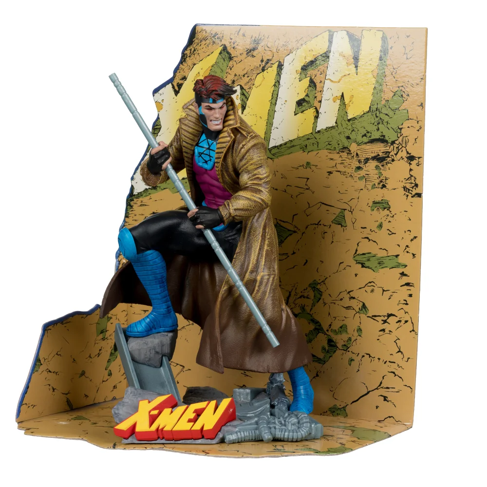 Marvel Gambit 1:10th Scale Collectible with Scene (X-MEN #1) McFarlane Toys Afbeelding 1