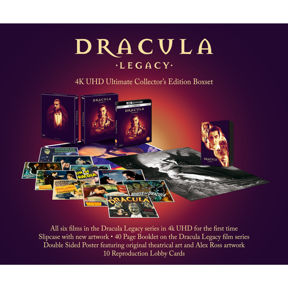 Dracula Legacy 4K Ultra HD Ultimate Collector’s Edition Boxset Afbeelding 1