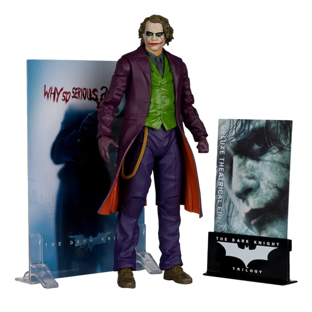 DC Multiverse The Joker (The Dark Knight) 7in Action Figure (Deluxe Theatrical Edition) McFarlane Toys