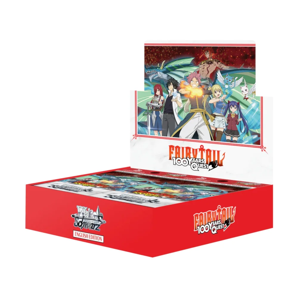 Weiß Schwarz Trading Card Game Booster Box: Fairy Tail 100 Years Quest (12 Packs) Afbeelding 1