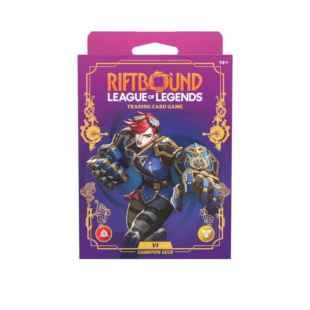 Riftbound: League of Legends Trading Card Game Unleashed Champion Deck Vi Afbeelding 1