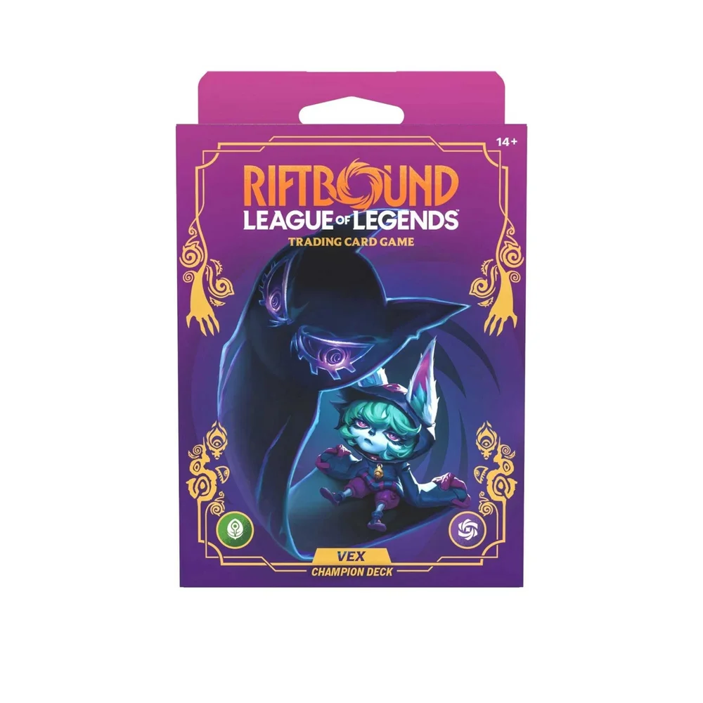 Riftbound: League of Legends Trading Card Game Unleashed Champion Deck Vex Afbeelding 1