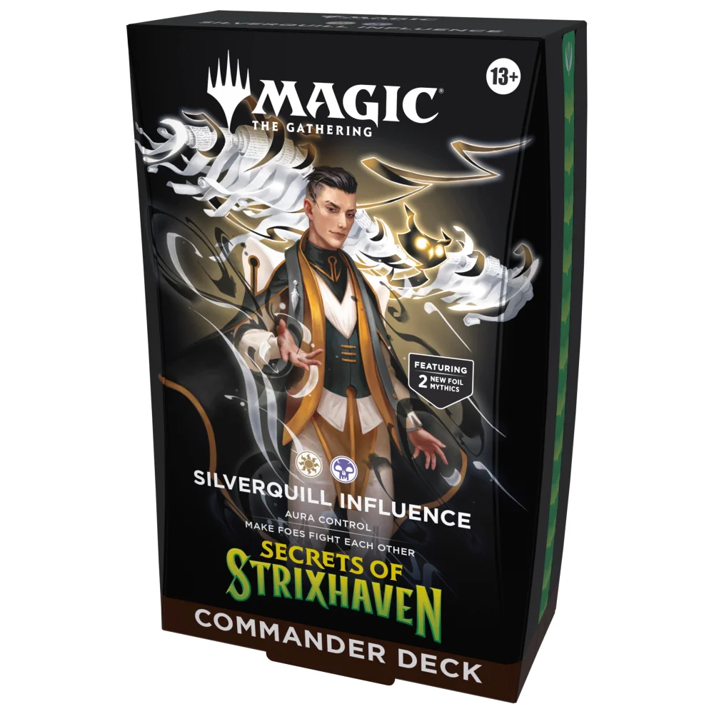 Magic: The Gathering Secrets of Strixhaven Commander Deck - Silverquill Influence Afbeelding 1