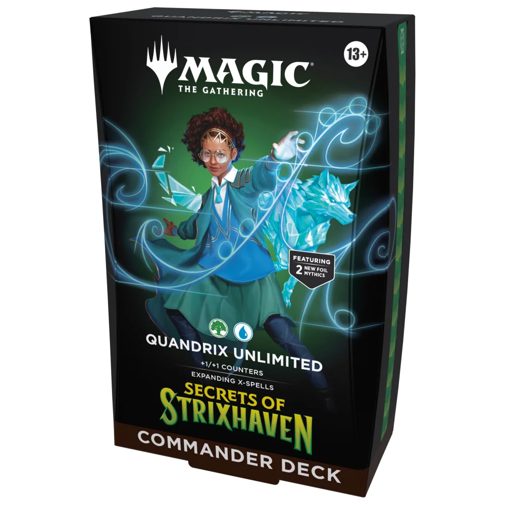 Magic: The Gathering Secrets of Strixhaven Commander Deck - Quandrix Unlimited Afbeelding 1
