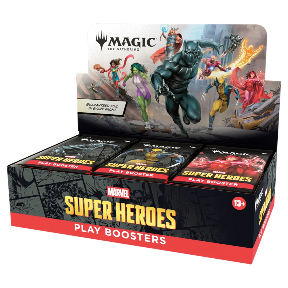 Magic: The Gathering Marvel Super Heroes Play Booster Box (30 Packs) Afbeelding 1