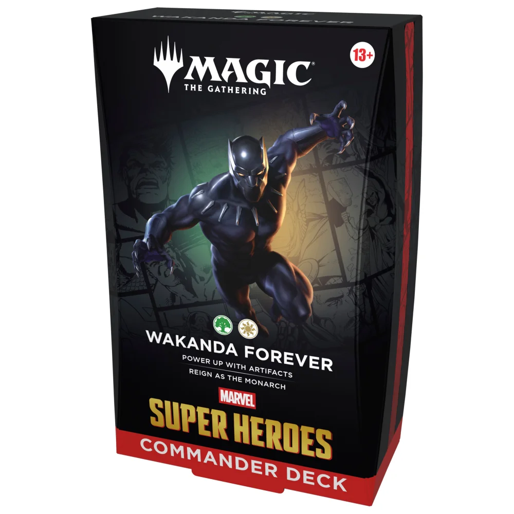 Magic: The Gathering Marvel Super Heroes Commander Deck - Wakanda Forever Afbeelding 1