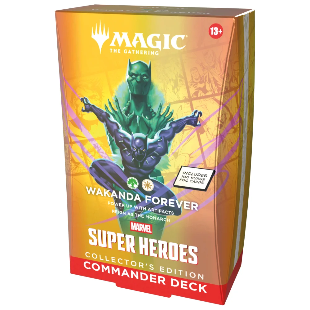 Magic: The Gathering Marvel Super Heroes Collector’s Edition Commander Deck - Wakanda Forever Afbeelding 1