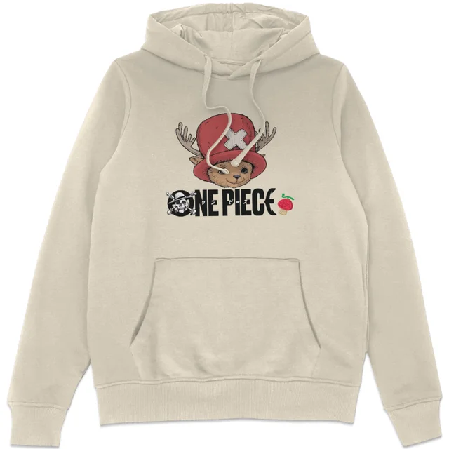 One Piece Chopper Logo Hoodie - Off White