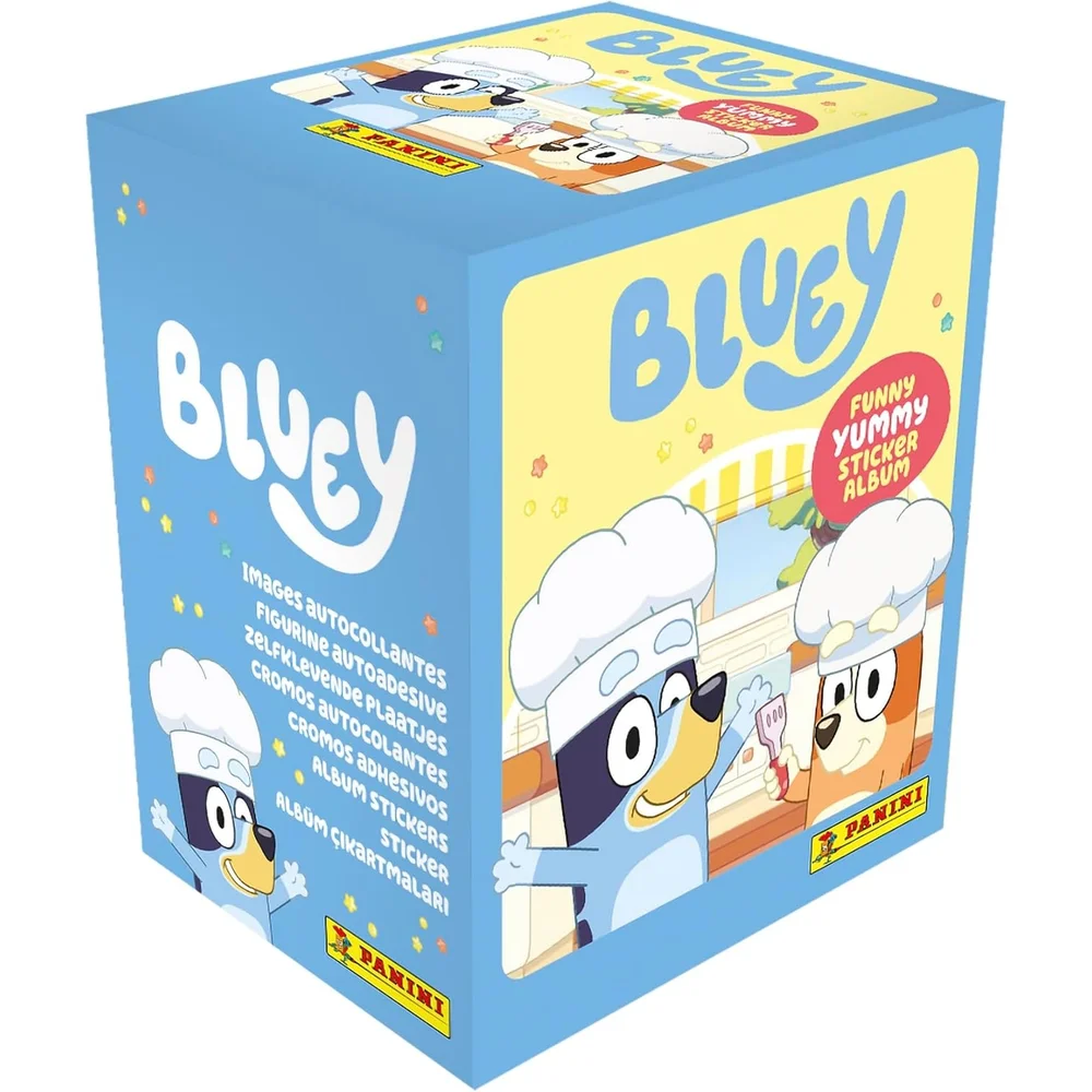Panini Bluey Funny Yummy Sticker Collection Packs (36 Packs) Afbeelding 1