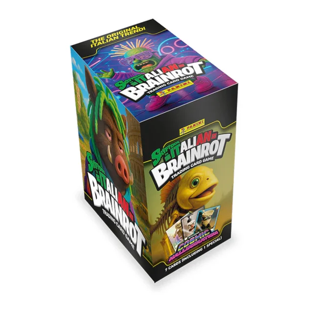 Panini Skifidol Italian Brainrot Cosmic Hallucination Trading Card Collection Booster Box (24 Packs)