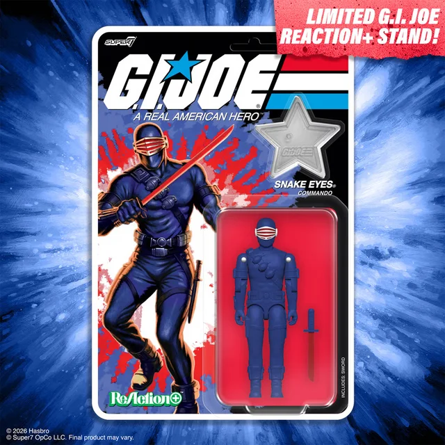 G.I. Joe ReAction+ Wave 08 - Snake Eyes (America's 250th Anniversary) Super7