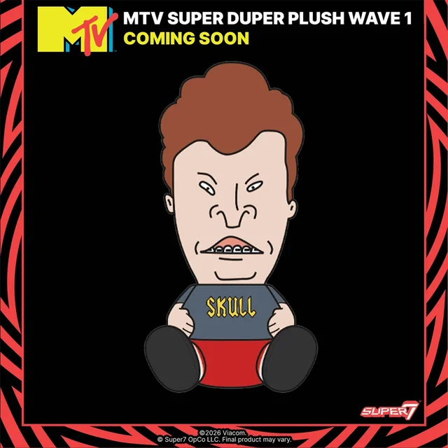 SuperDuper Plush MTV Wave 01 - Butt-Head (Super7)