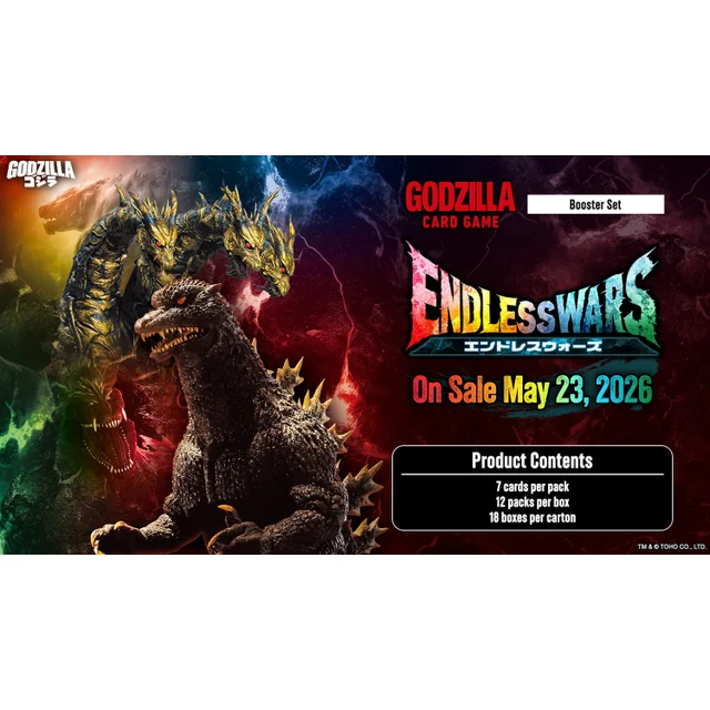 Godzilla Card Game: Booster Box #4 Endless Wars (12 Packs)
