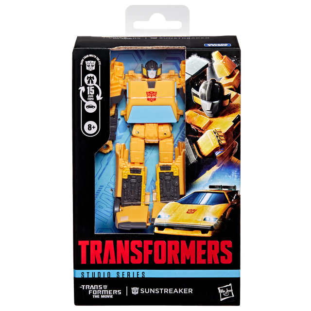 Transformers Studio Series The Transformers: The Movie Deluxe Class Sunstreaker Action Figure