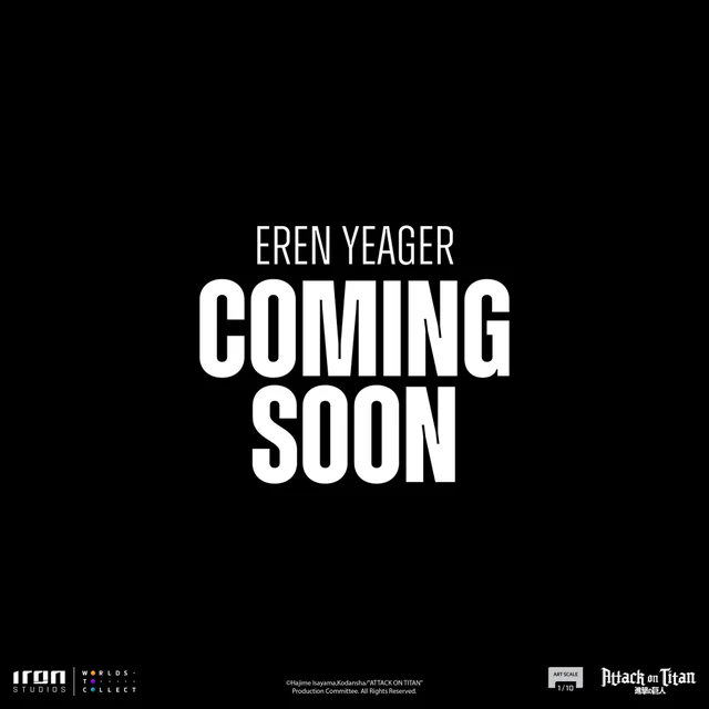 Iron Studios Attack on Titan Eren Yeager Art Scale 1/10 Statue