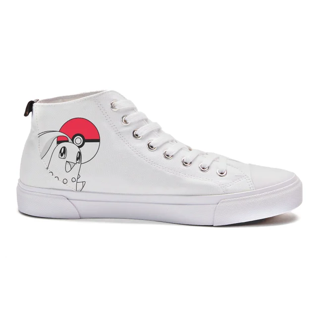 Pokémon Chikorita Manga Panel High Top - White
