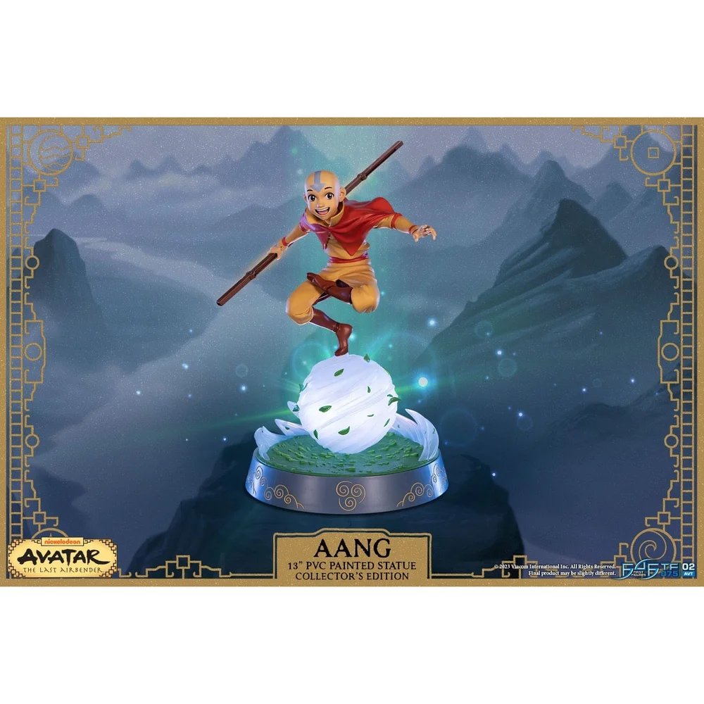 First 4 Figures Avatar: The Last Airbender Aang Collector's Edition PVC Statue (27cm) Afbeelding 1