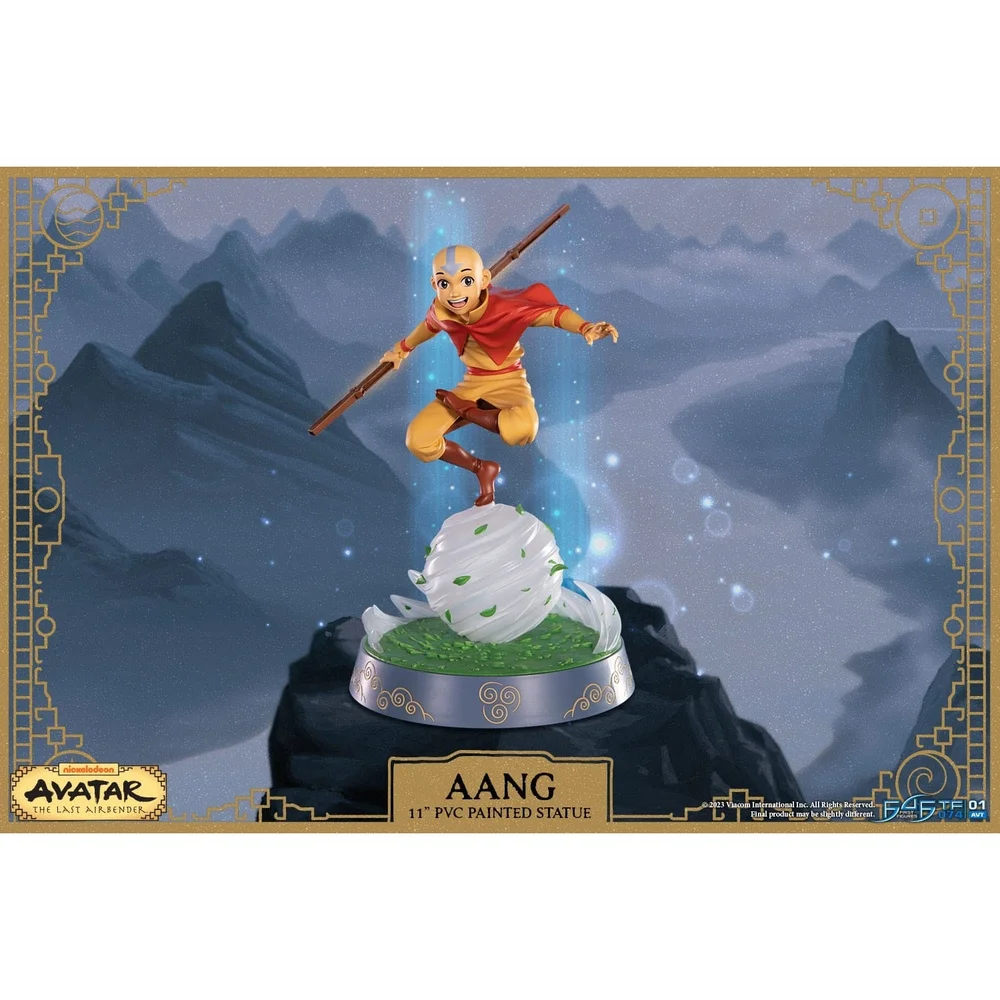 First 4 Figures Avatar: The Last Airbender Aang Standard Edition PVC Statue (27cm) Afbeelding 1