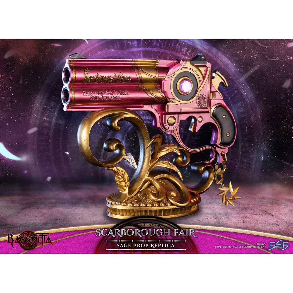 First 4 Figures Bayonetta: Scarborough Fair Prop Replicas Sage Red Resin Statue (26cm) Afbeelding 1