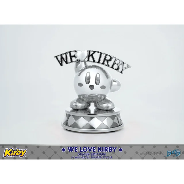 First 4 Figures Kirby We Love Kirby Silver Edition Die-Cast Statue (10cm)