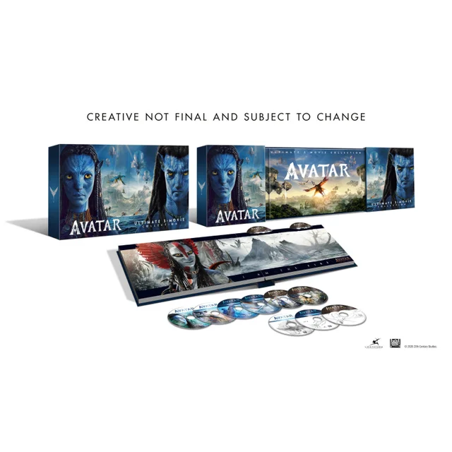 Avatar Ultimate 3 Movie Collection 4K Ultra HD + Blu-ray