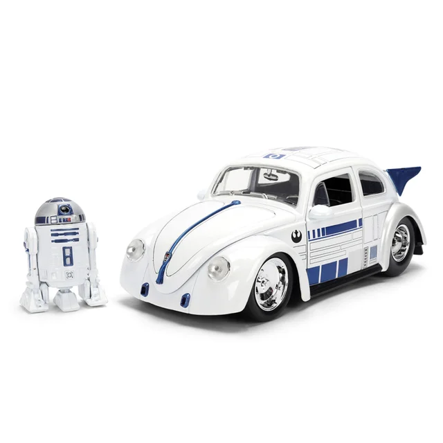 Star Wars R2D2 VW Drag Beetle W/Fig 1:24 Jada Toys