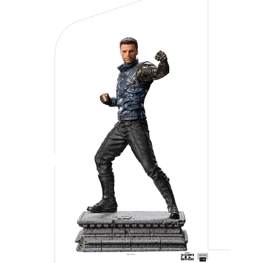 Iron Studios The Falcon and the Winter Soldier Bucky Barnes BDS Art Scale 1/10 Statue Afbeelding 1