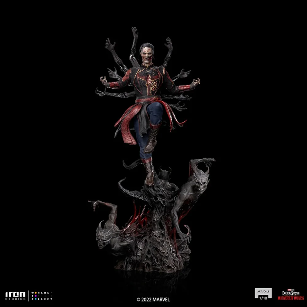 Iron Studios Doctor Strange in The Multiverse of Madness Dead Defender Strange Art Scale 1/10 Statue Afbeelding 1