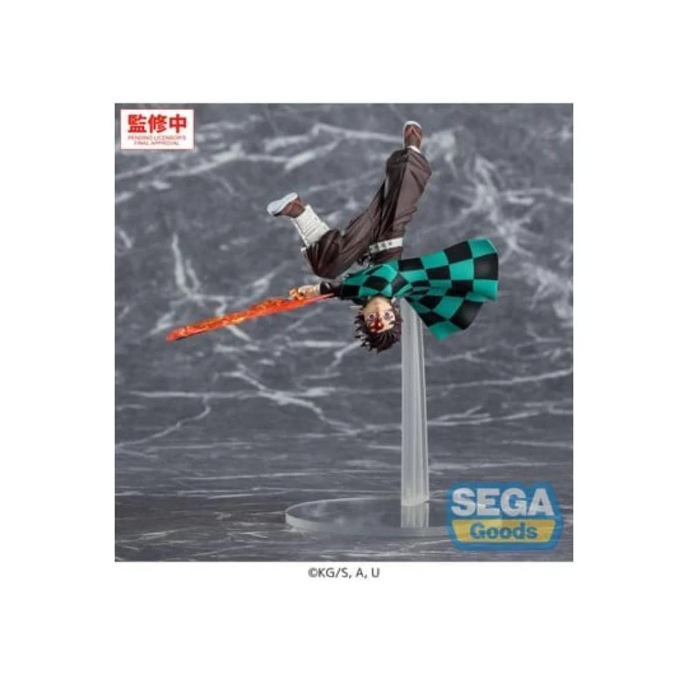 Demon Slayer: Kimetsu no Yaiba Luminasta PVC Figure Tanjiro Kamado Hinokami Kagura Setting Sun Transformation 15 cm Afbeelding 1
