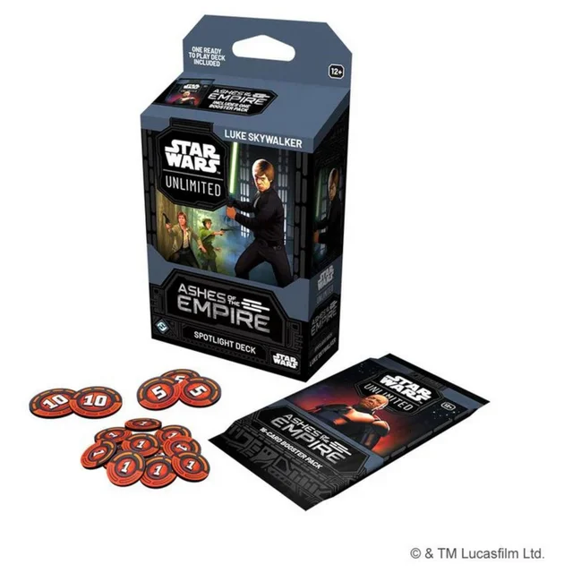 Star Wars: Unlimited TCG Ashes of the Empire Spotlight Deck Luke