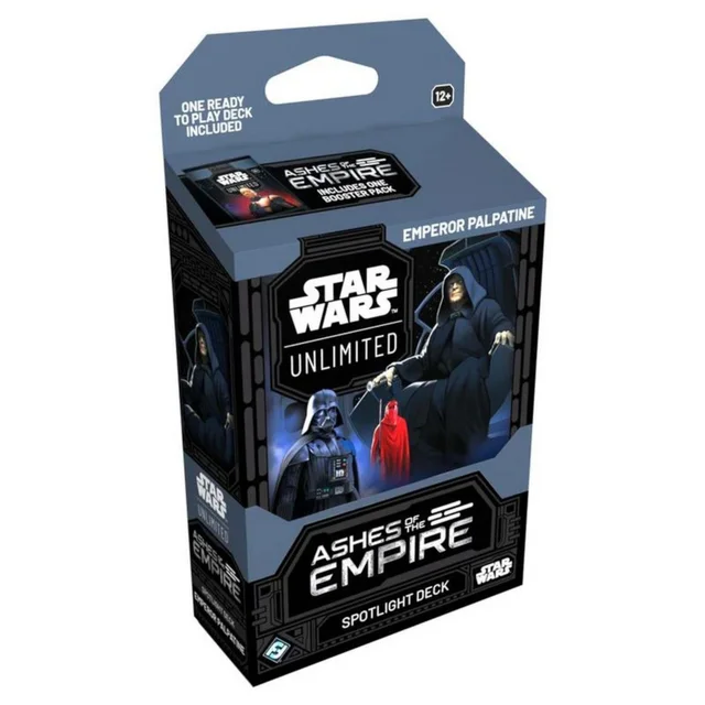 Star Wars: Unlimited TCG Ashes of the Empire Spotlight Deck Palpatine