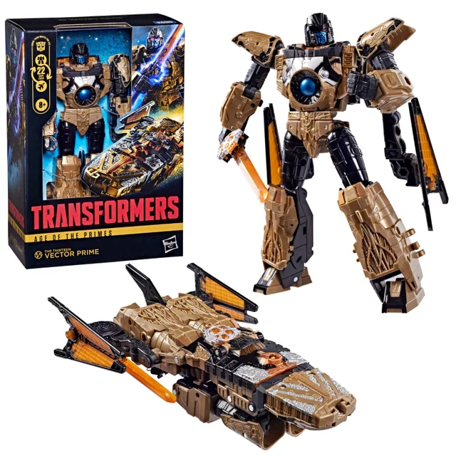 Transformers Age of the Primes The Thirteen Vector Prime, Voyager Class 17.5 cm Converting Action Figure, Robot Toys for Ages 8+