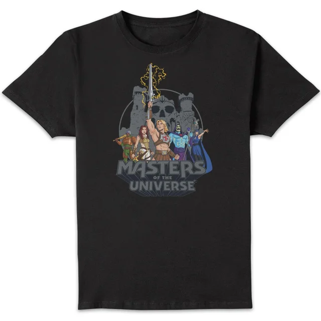 Masters Of The Universe Group Pose T-Shirt Black