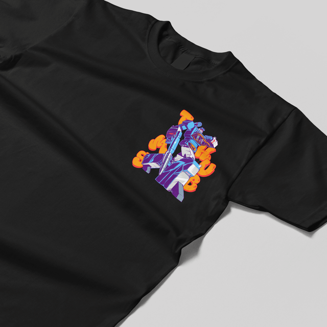 Transformers x THUMBS Soundwave Aerosol T-Shirt Black