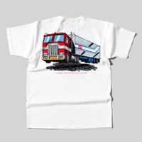 Transformers x THUMBS Optimus Prime Oil Spill T-Shirt White